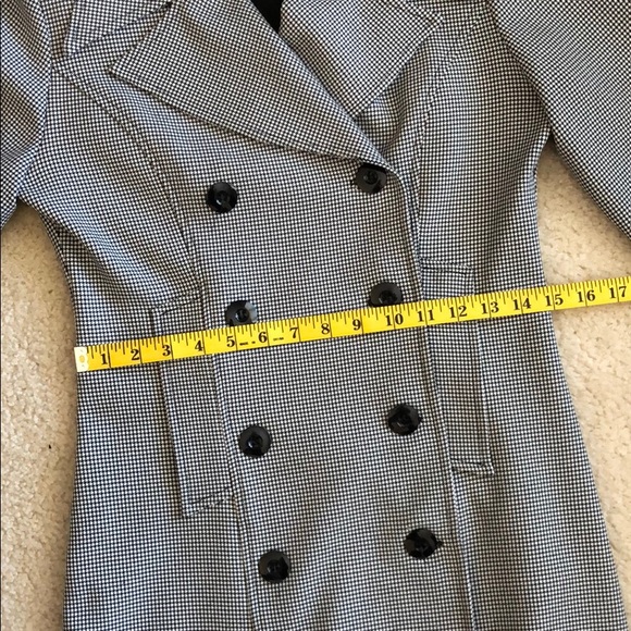 Vintage Houndstooth Fitted Blazer - Picture 7 of 9